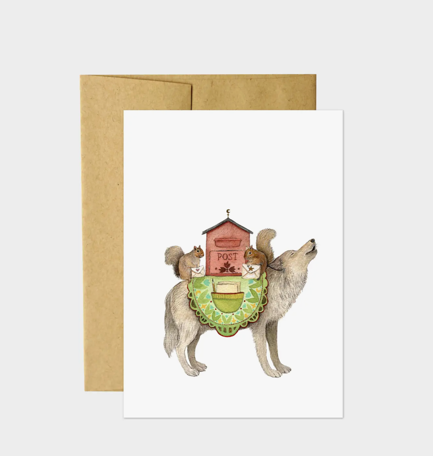 Lupa's Mail Wolf Card - Heart of the Home LV