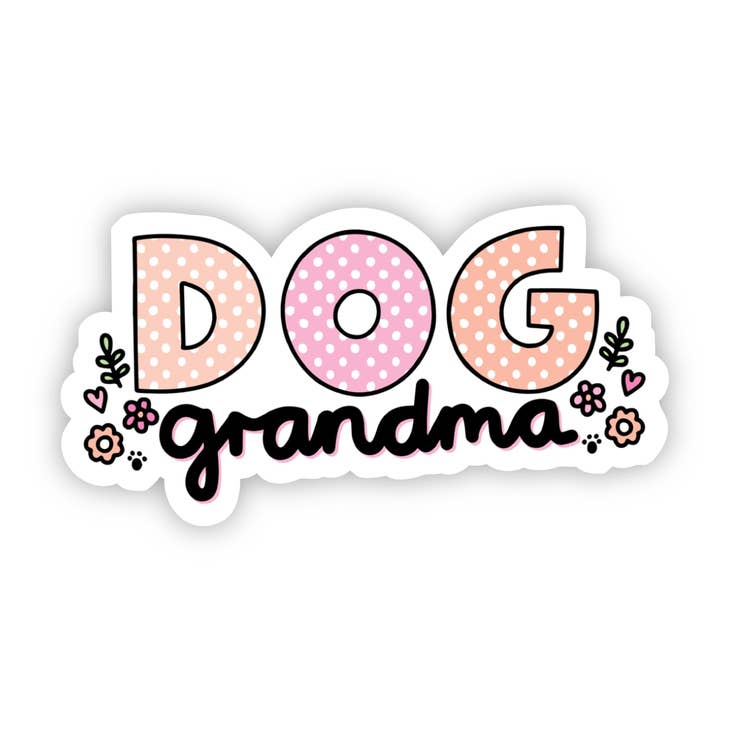 Dog Grandma Vinyl Sticker - Heart of the Home LV