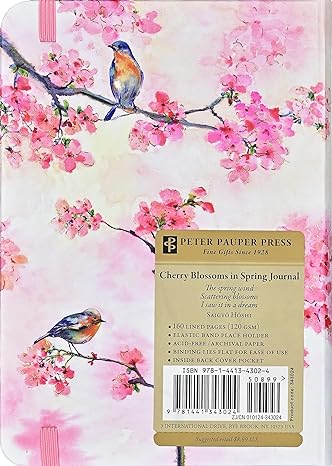 Cherry Blossoms In Spring Journal - Heart of the Home LV