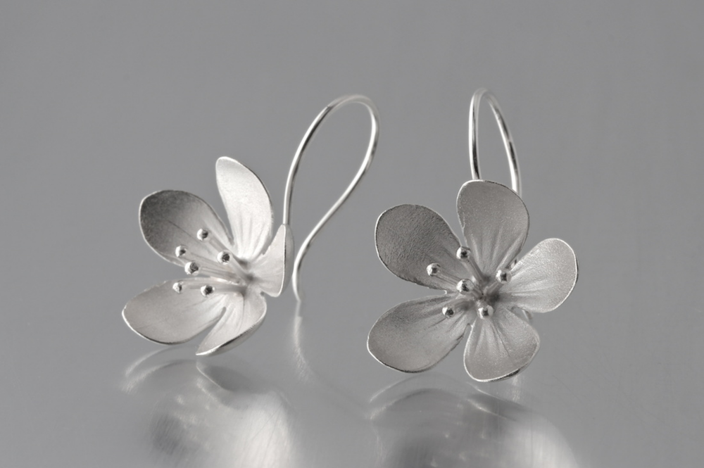 Apple Blossom Wire Earrings - Heart of the Home LV