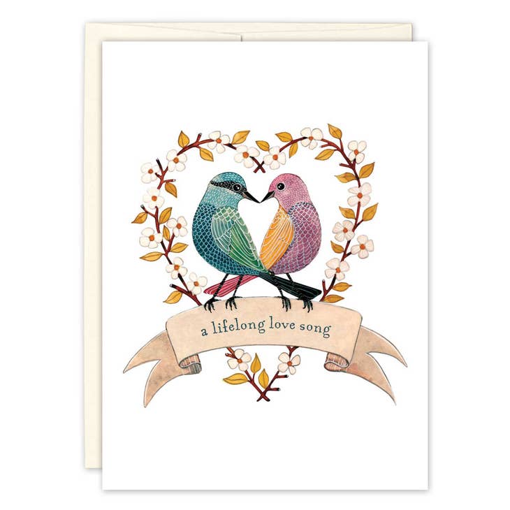 Two Birds Wedding Card - Heart of the Home LV