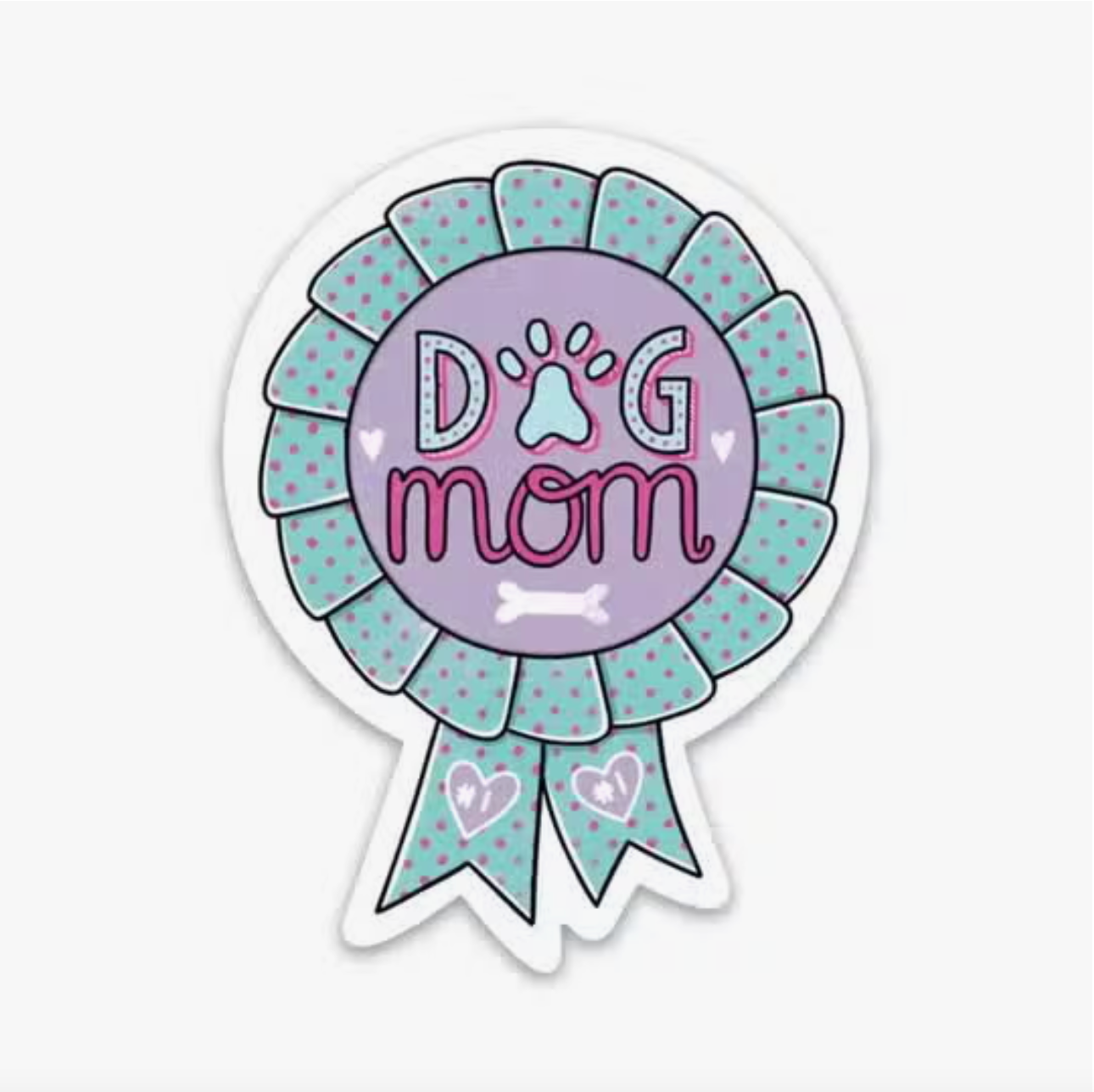 "Dog Mom" Vinyl Sticker - Heart of the Home LV