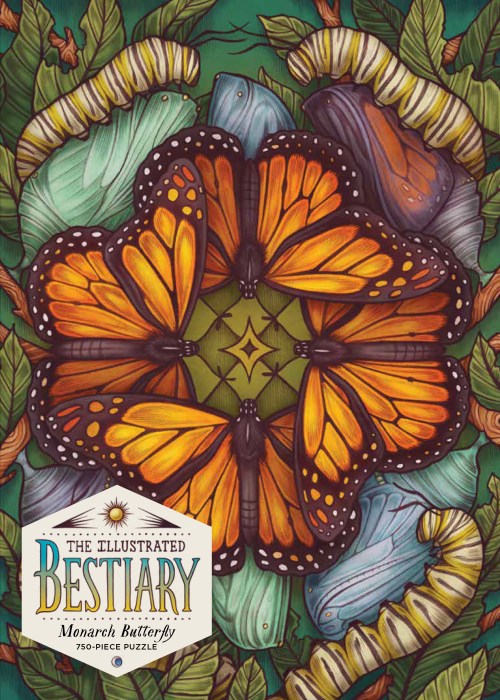 The Illustrated Bestiary Puzzle: Monarch Butterfly - Heart of the Home LV