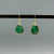 Emerald Bezel and Charm Earrings - Heart of the Home LV