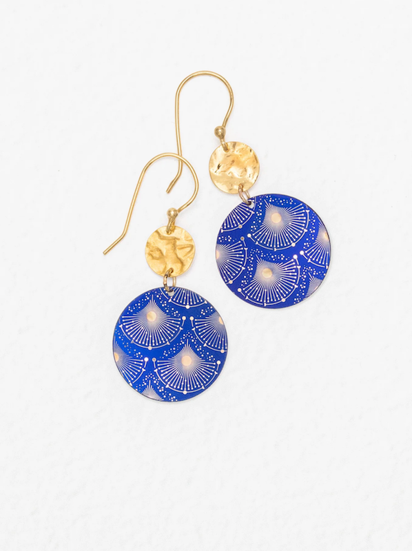 Danica Earrings in Midnight Blue - Heart of the Home Inc