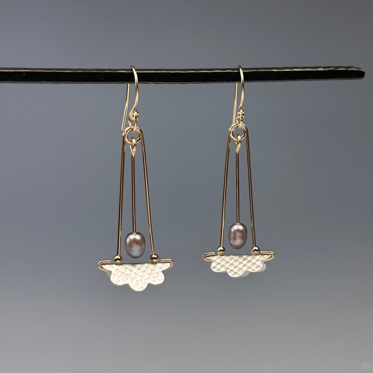 Every Cloud Has a Silver Lining Earrings - Heart of the Home Inc