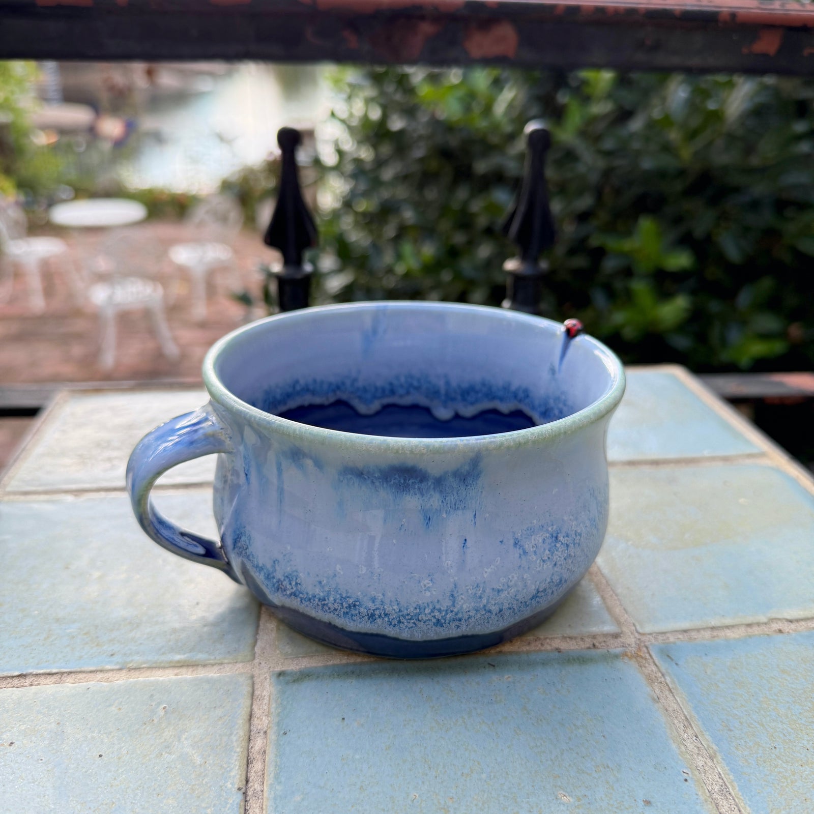 Aegean Blue Soup Mug - Heart of the Home Inc