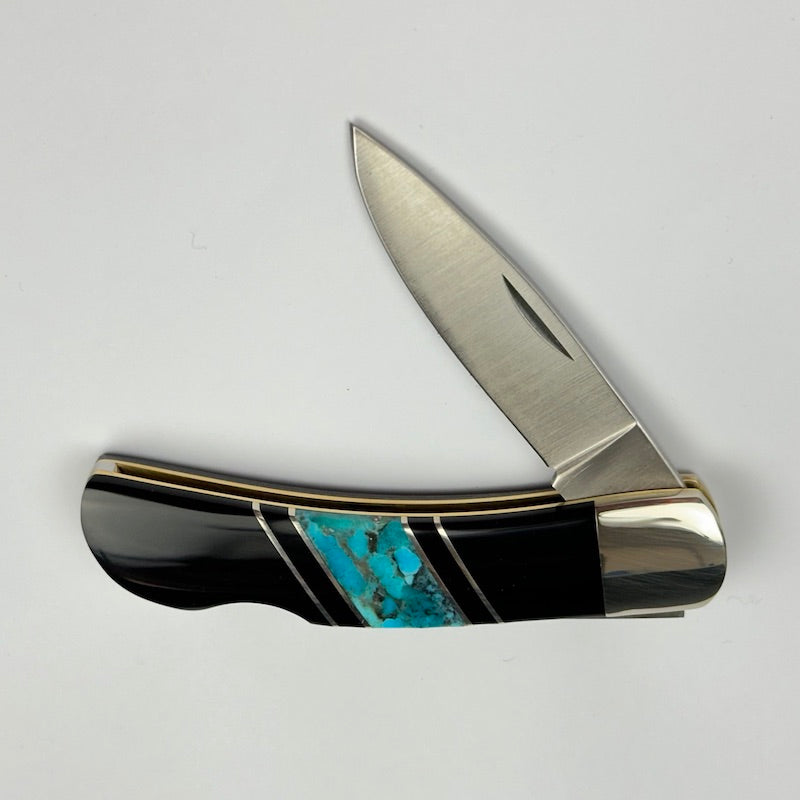 Turquoise 3" Lock Back Knife - Heart of the Home Inc