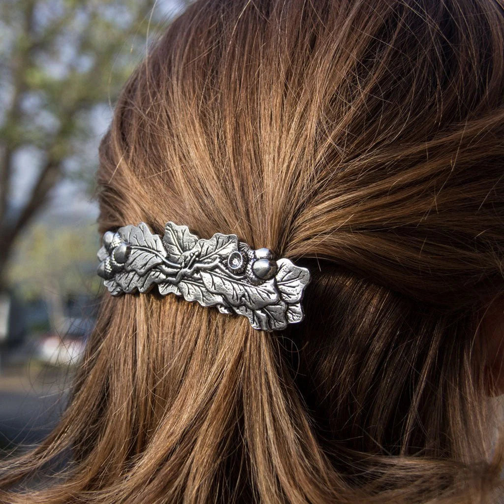 Oak Leaf Barrette - Heart of the Home Inc