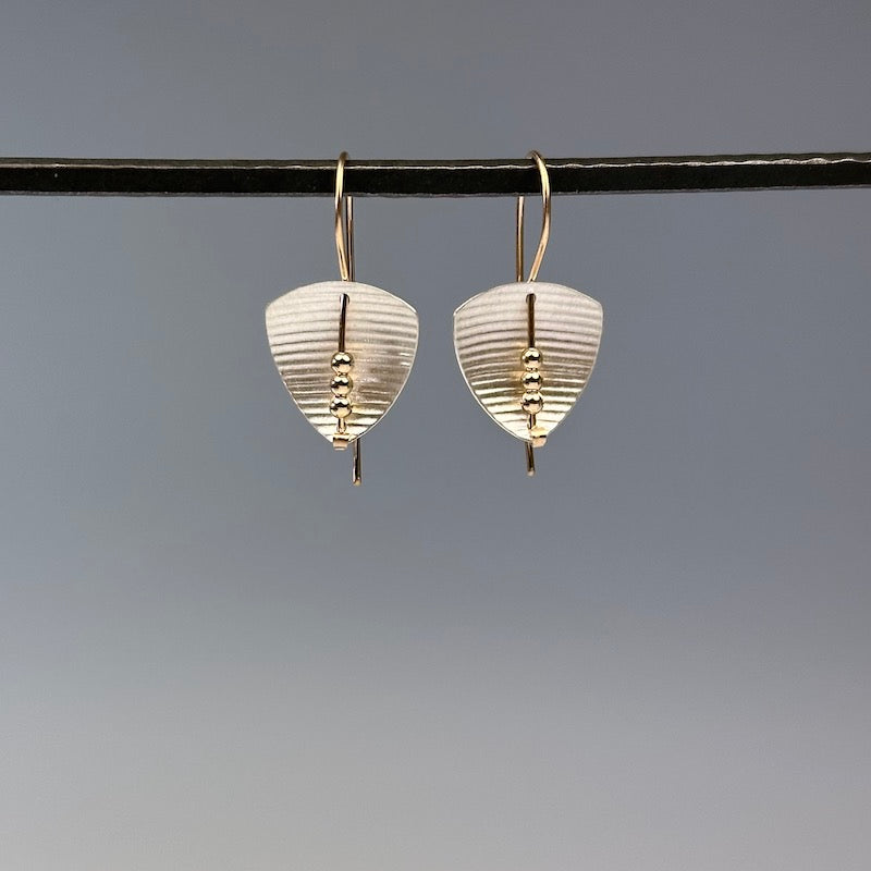 Triangle Lined Earrings - Heart of the Home Inc