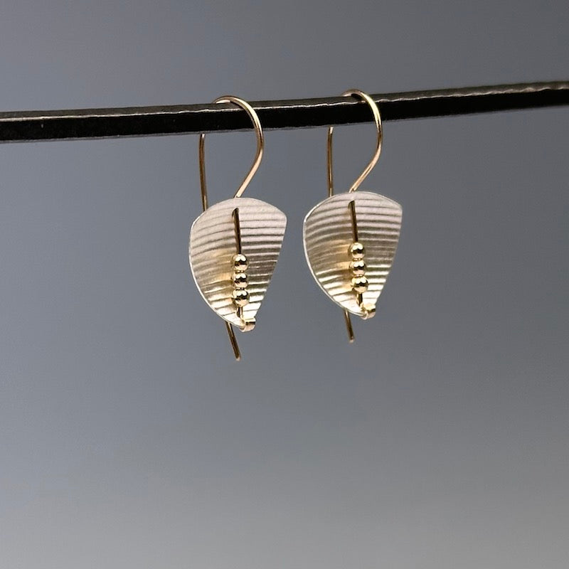 Triangle Lined Earrings - Heart of the Home Inc