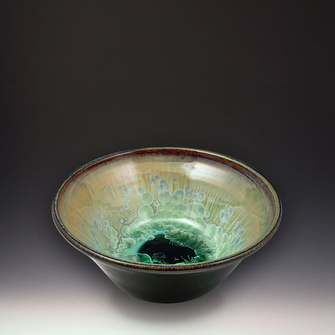 Patina Dark Olive Bowl - Heart of the Home LV