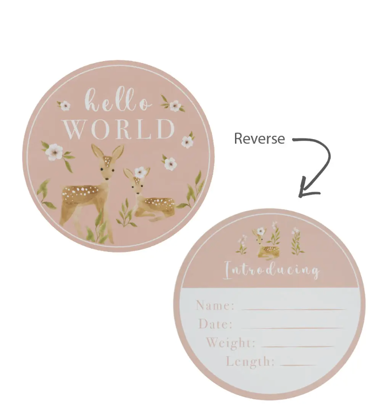 Hello World Swaddle Set - Dusty Rose - Heart of the Home Inc