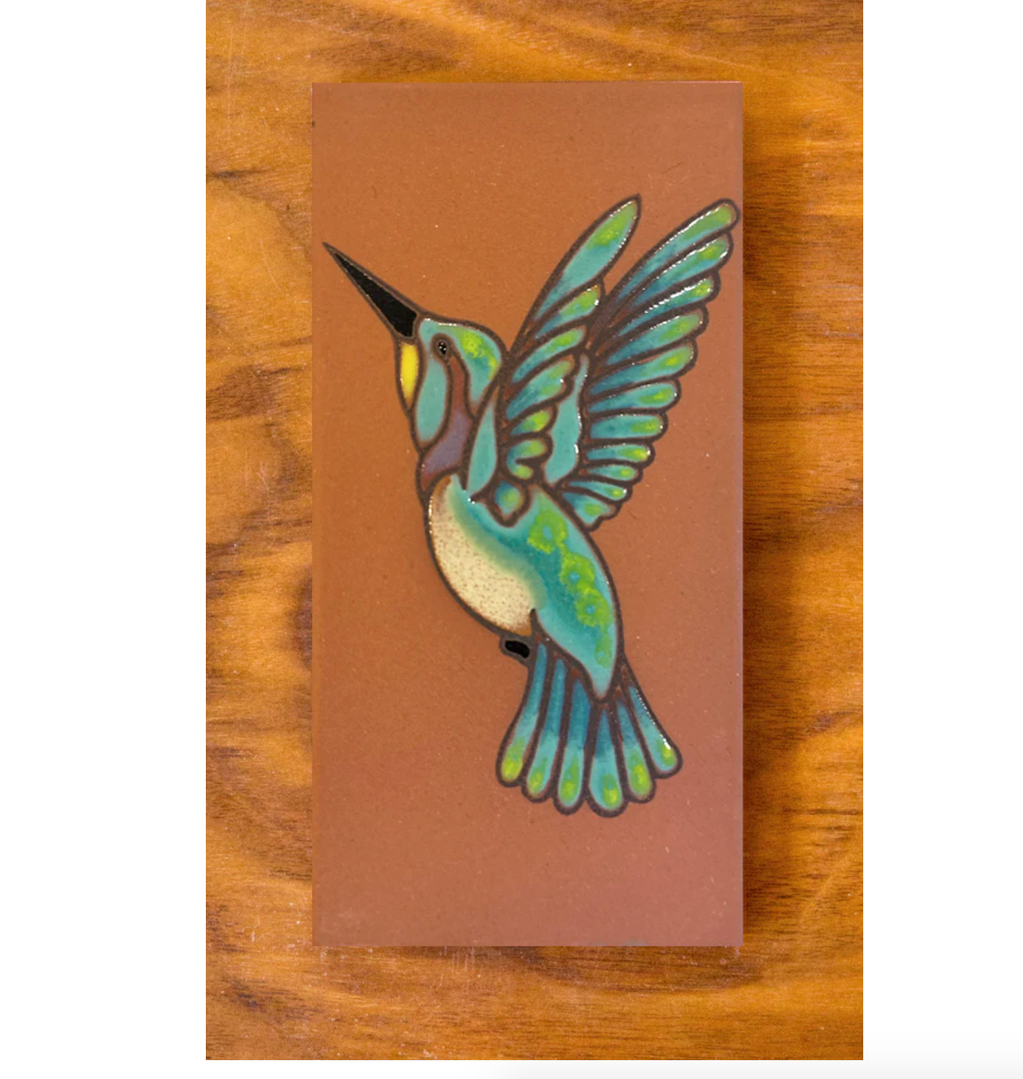 Hummingbird Glazed Tile 3x6
