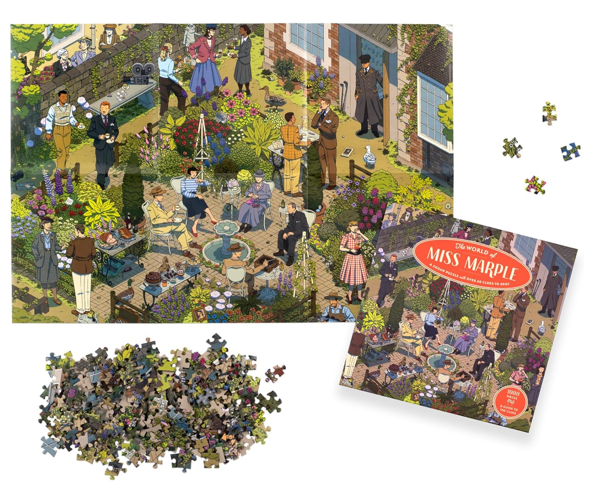 The World Of Miss Marple 1000 Piece Puzzle - Heart of the Home Inc