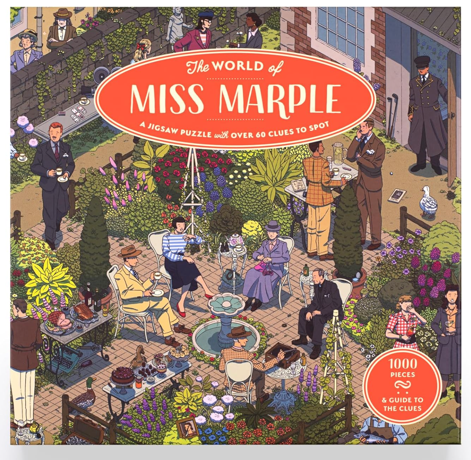 The World Of Miss Marple 1000 Piece Puzzle - Heart of the Home Inc