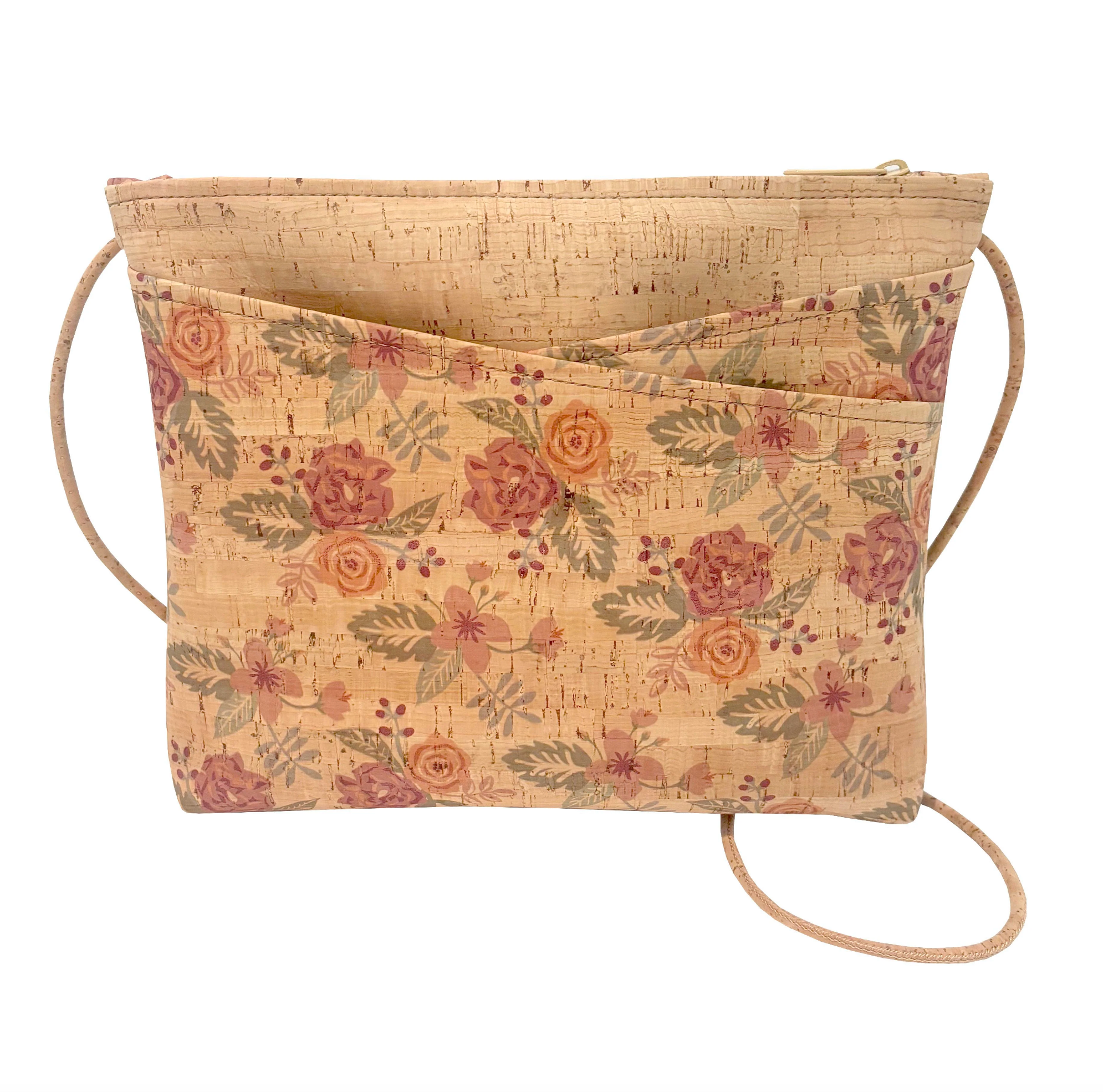 Florish Floral Cork Mini Cross Body Bag - Heart of the Home Inc