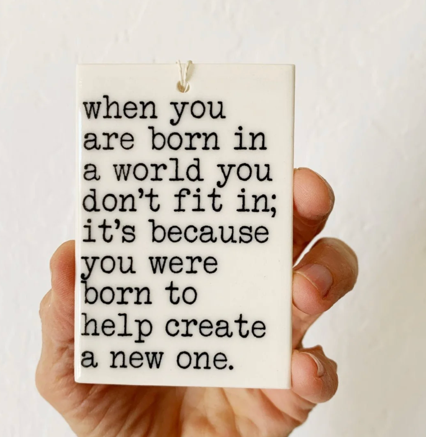 You Are Not Too Old Ceramic Wall Tag - Heart of the Home Inc