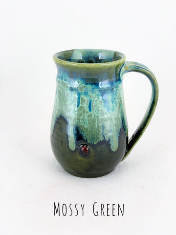 Mossy Green Tall Mug - Heart of the Home LV