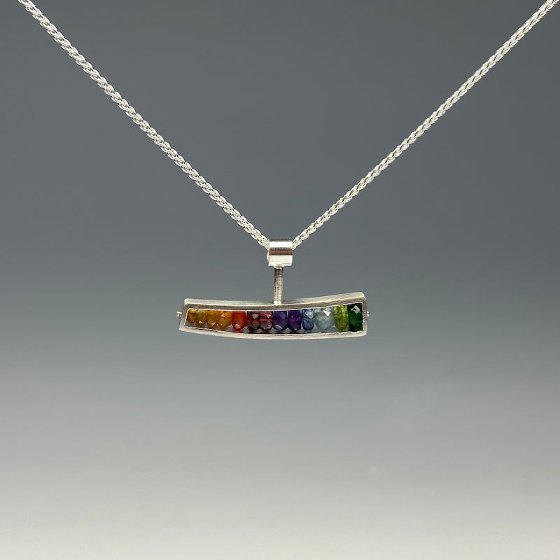 Rainbow Wedge Pendant - Heart of the Home LV