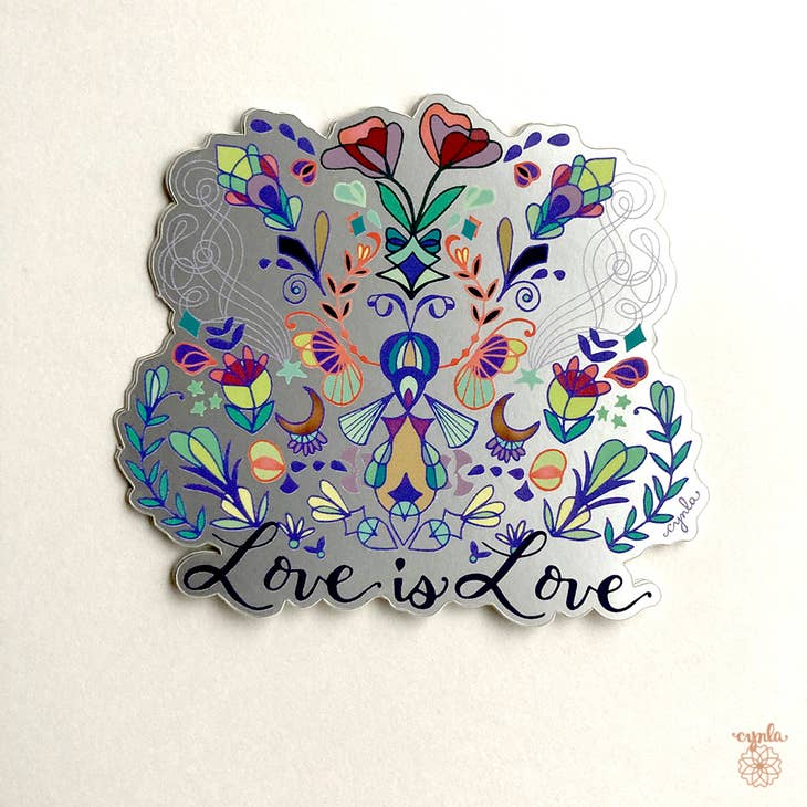Love Is Love Sticker - Heart of the Home LV