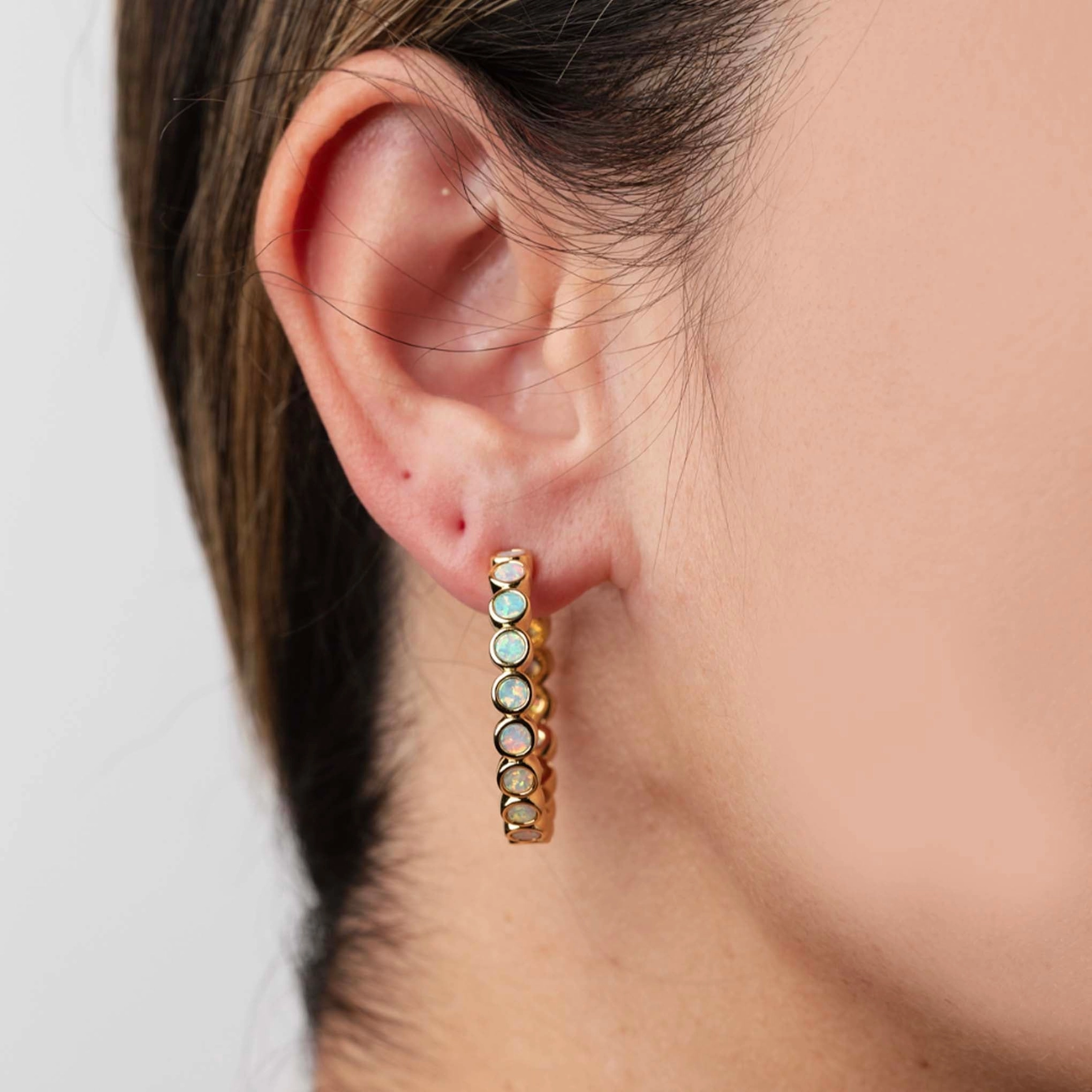 Opal Ombre Grande Earrings - Heart of the Home Inc