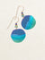 Rip Tide Earrings in Calypso Blue - Heart of the Home PA