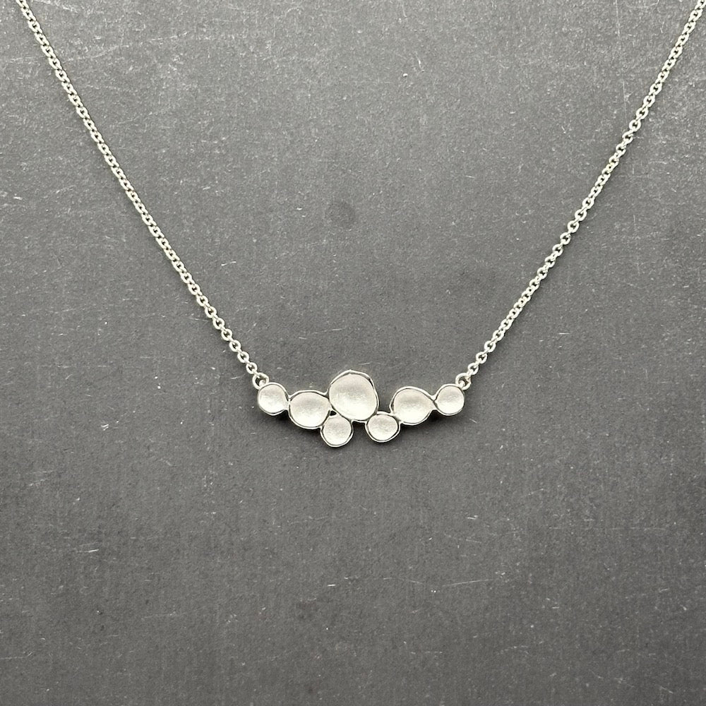Medium Cloud Necklace in Sterling Silver - Heart of the Home LV