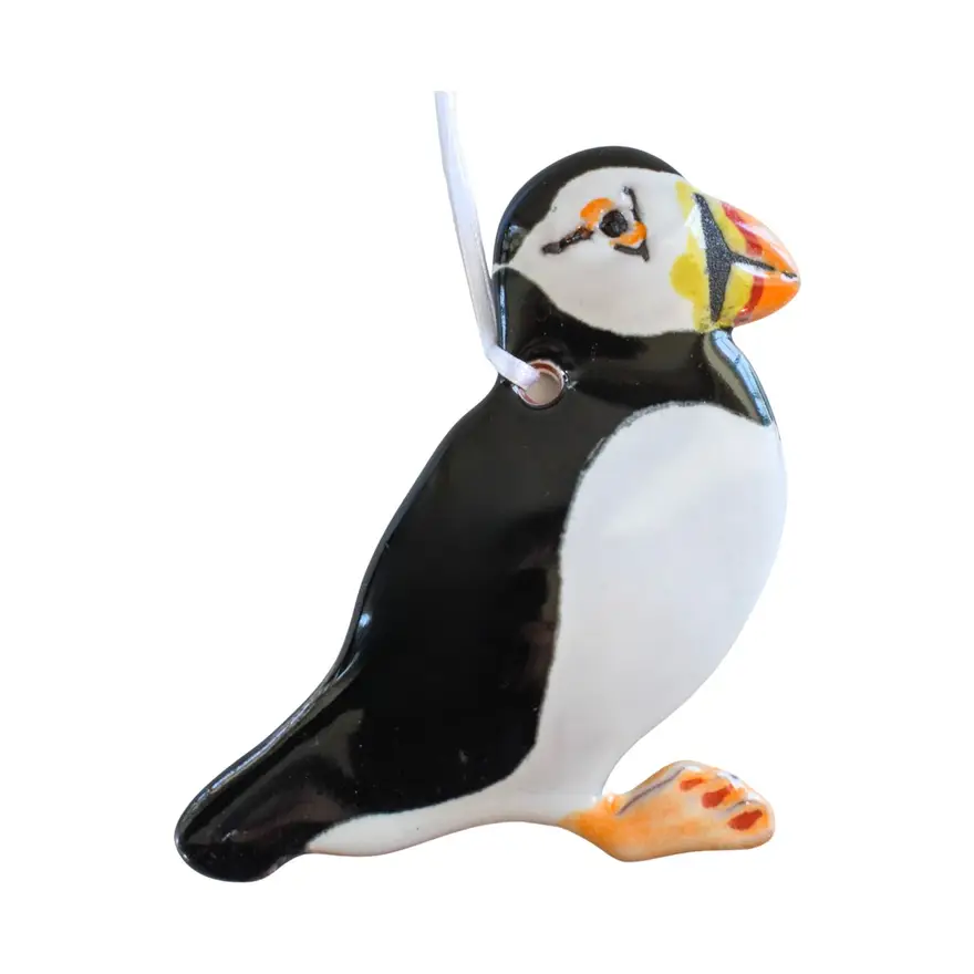 Atlantic Puffin Clay Ornament