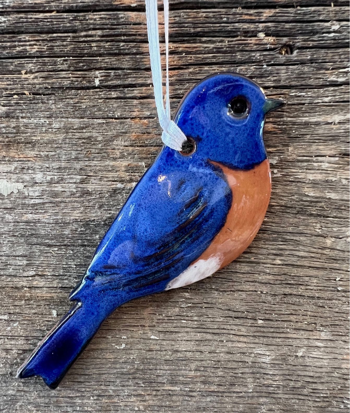 Bluebird Ceramic Ornament - Heart of the Home Inc