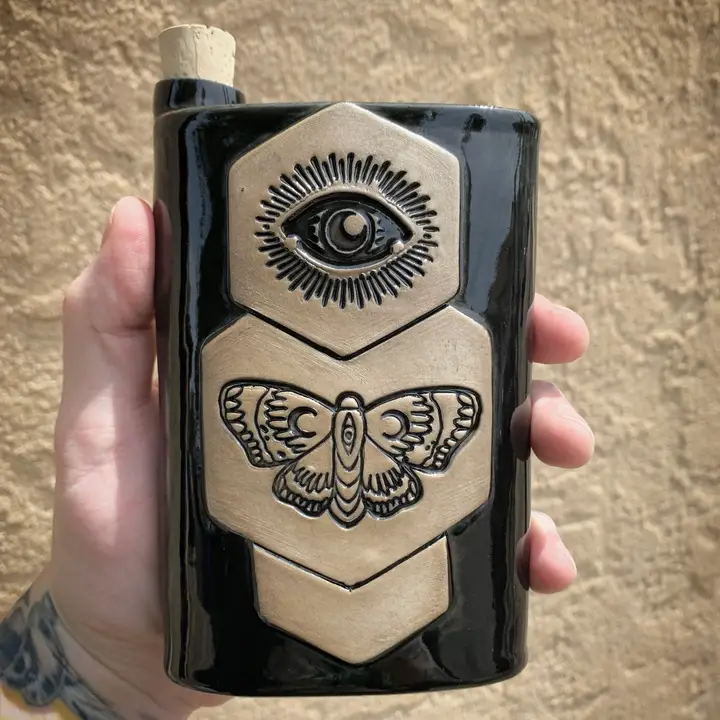 Magic Moth Flask - Heart of the Home LV