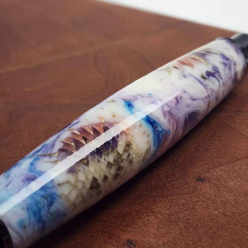Lavender Thistle Fountain Pen