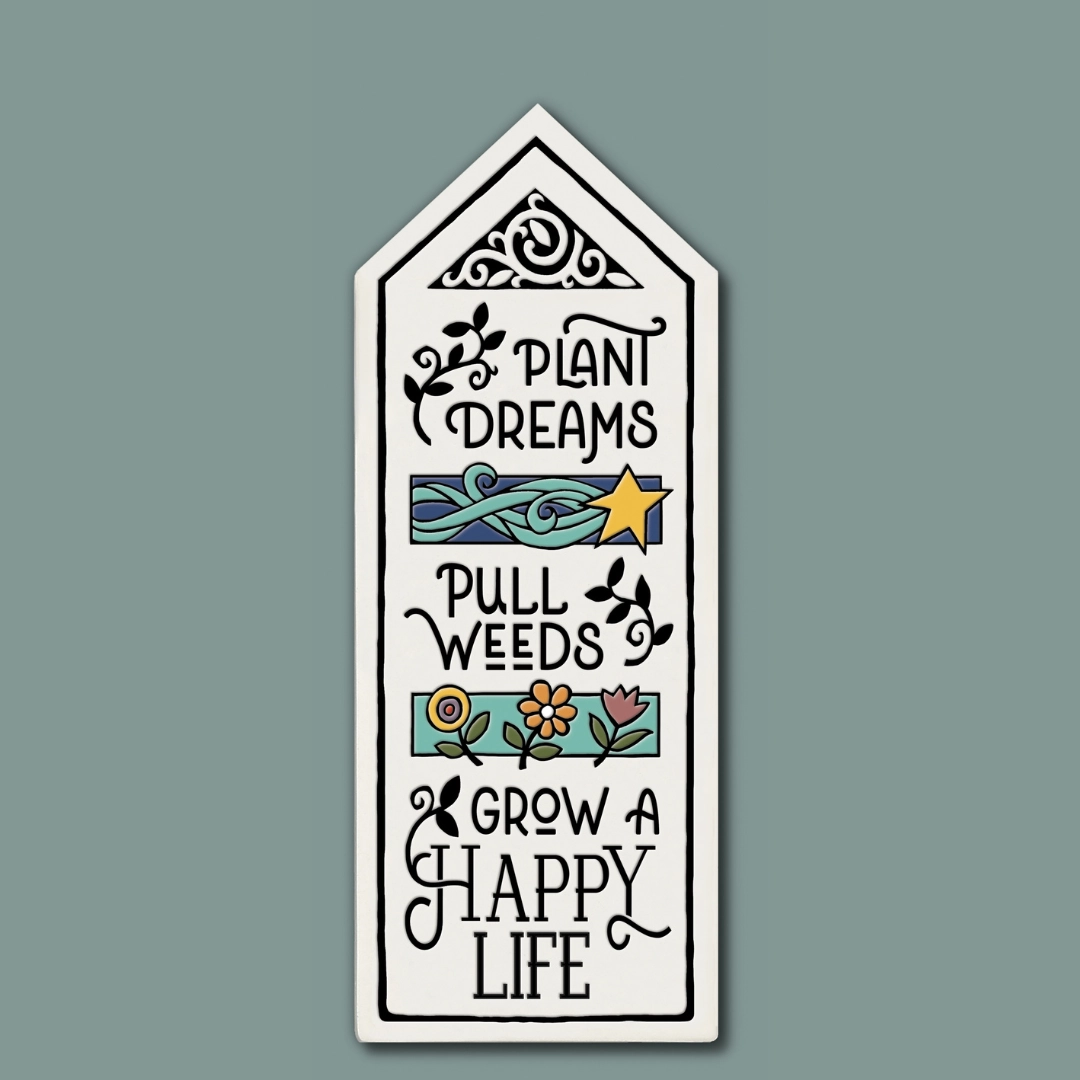 Plant Dreams Garden Tile - Heart of the Home Inc