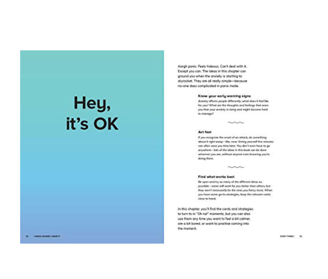 Cards Against Anxiety Guidebook & Card Set: A Guidebook and Cards to Help You Stress Less