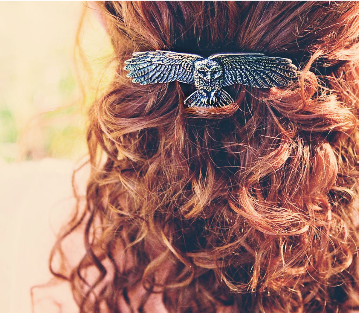 Owl Barrette - Heart of the Home LV