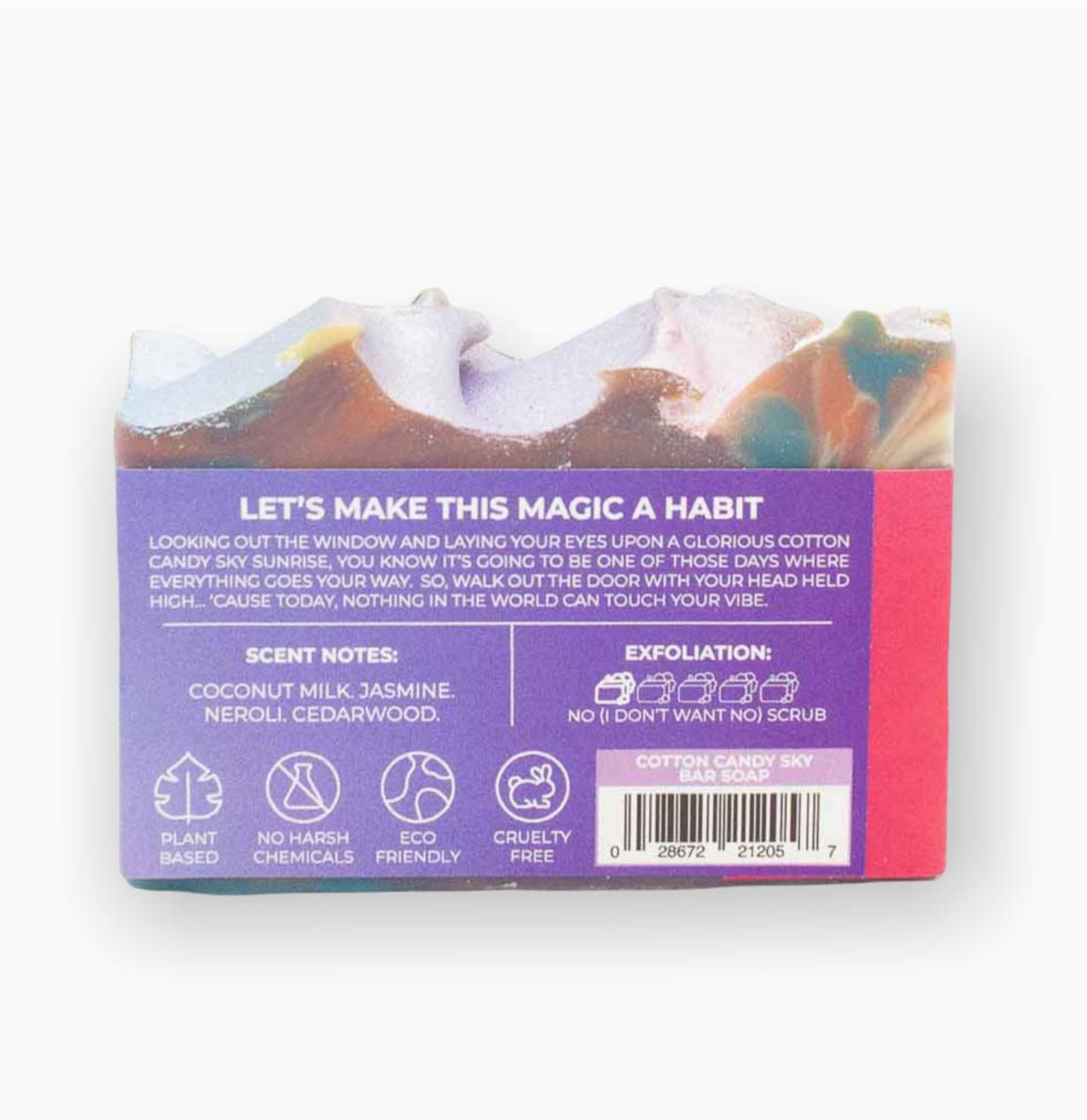Cotton Candy Sky Bar Soap - Heart of the Home Inc
