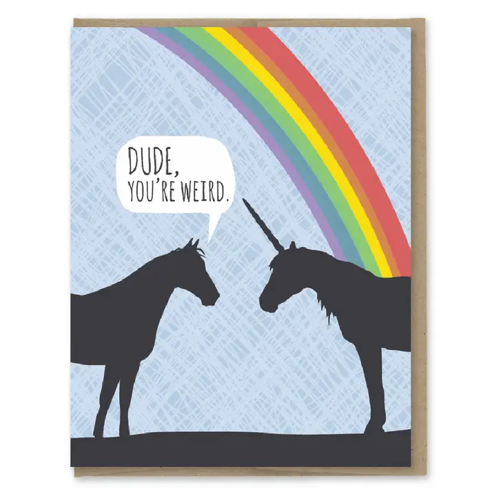 Unicorn Weird Birthday Card - Heart of the Home LV
