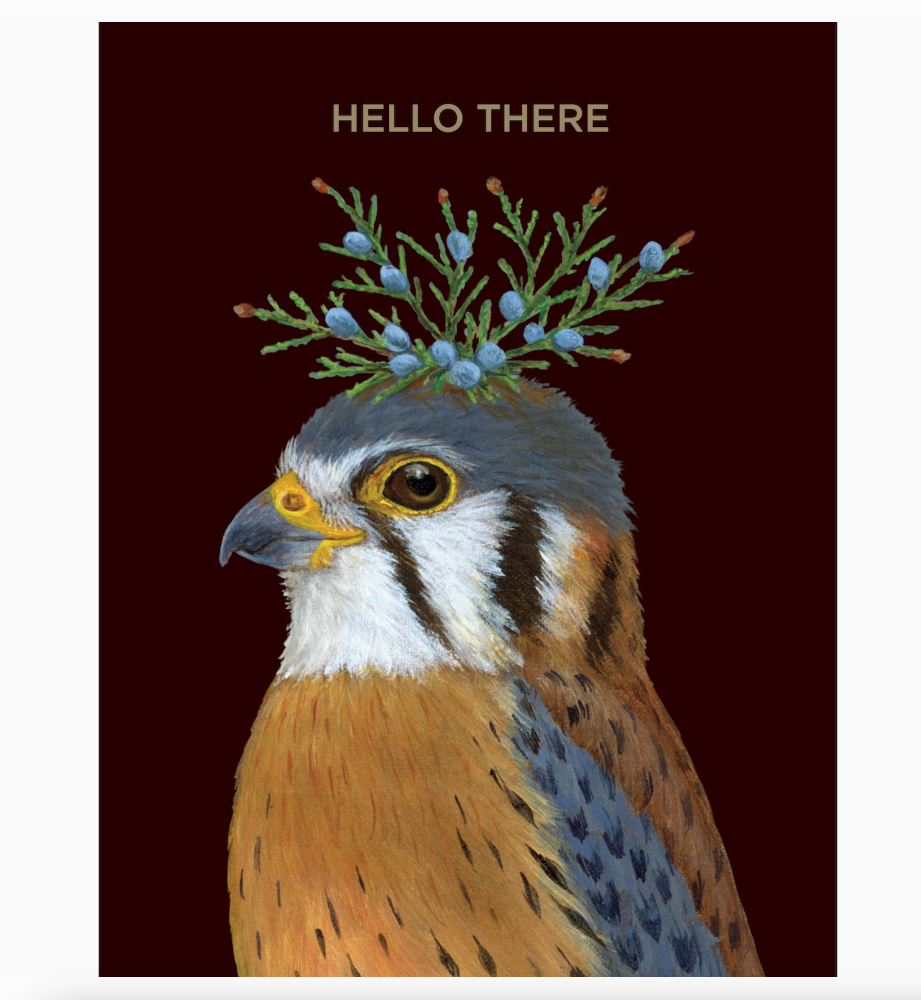 Hello There Kestrel Card - Heart of the Home Inc