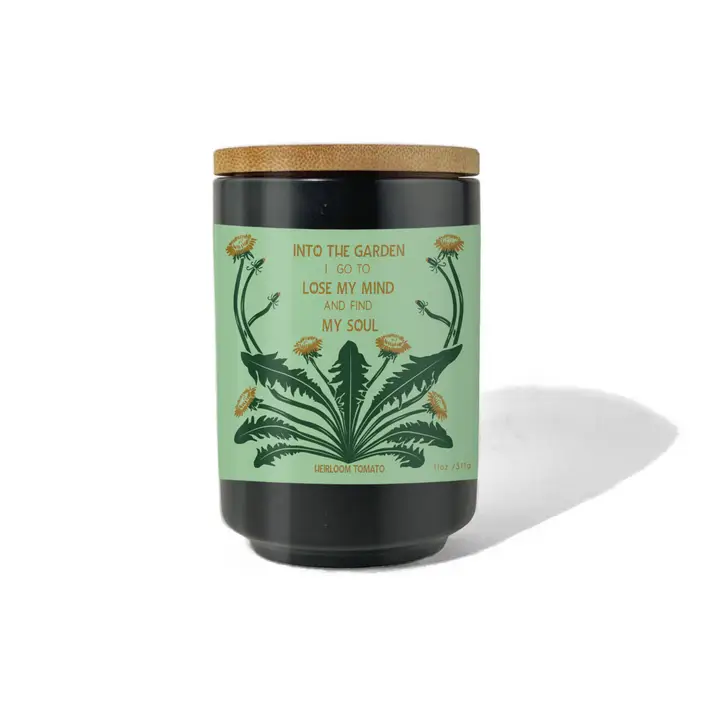 Into The Garden To Find My Soul Heirloom Tomato Candle - Heart of the Home Inc