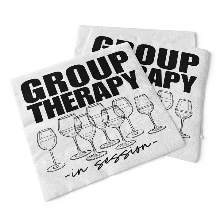 Group Therapy Cocktail Napkins - Heart of the Home LV