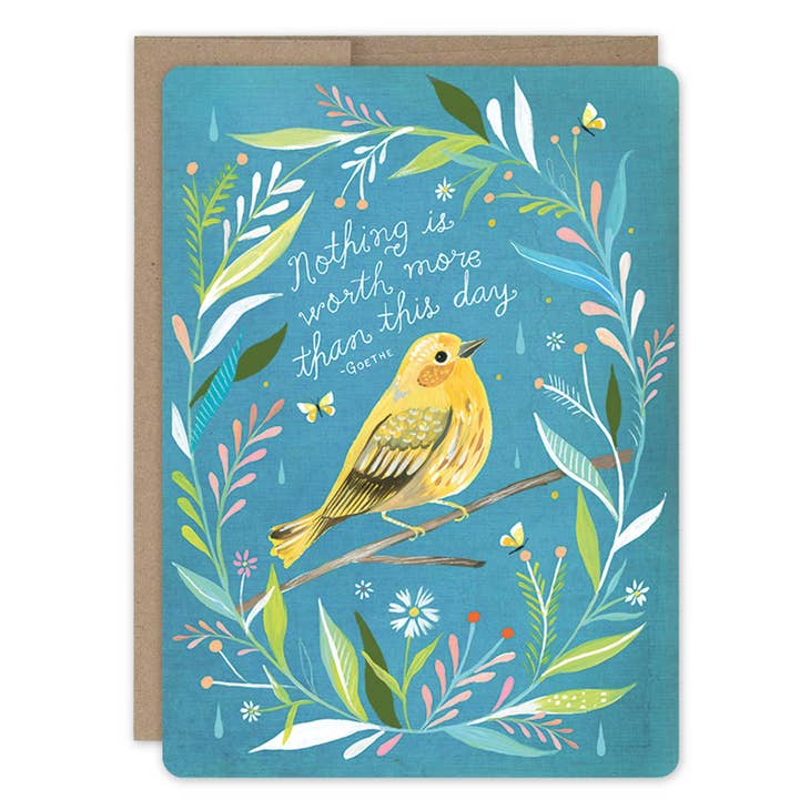 Wildflower Bird Birthday Card - Heart of the Home LV
