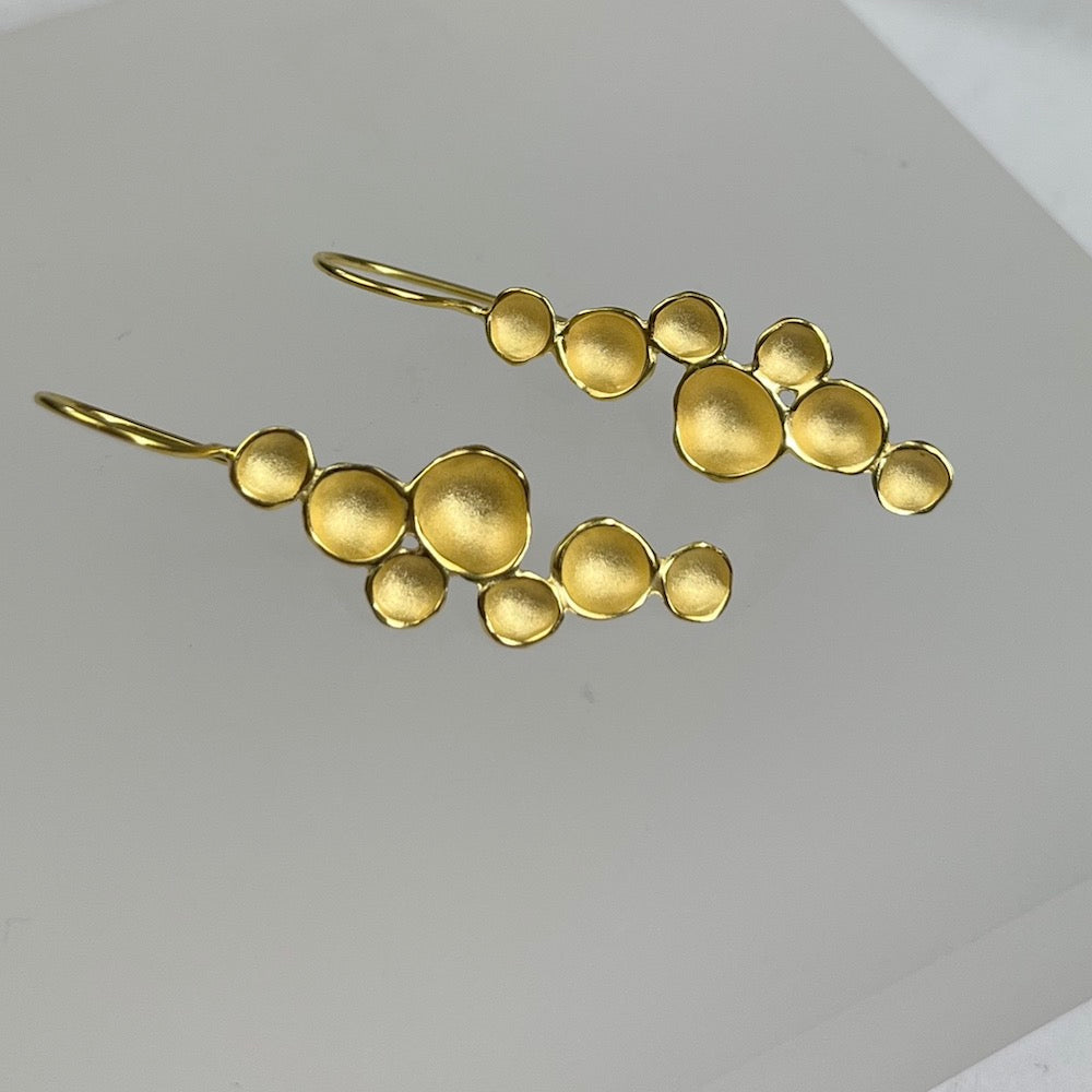 Medium Milky Way Earrings in Vermeil - Heart of the Home PA