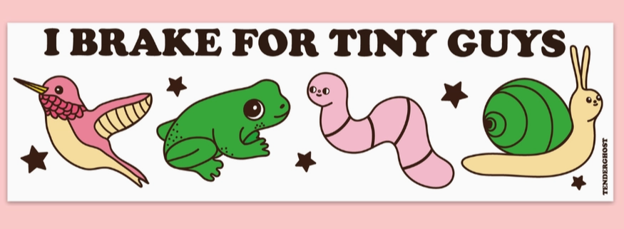 I Brake For Tiny Guys Bumper Magnet - Heart of the Home Inc