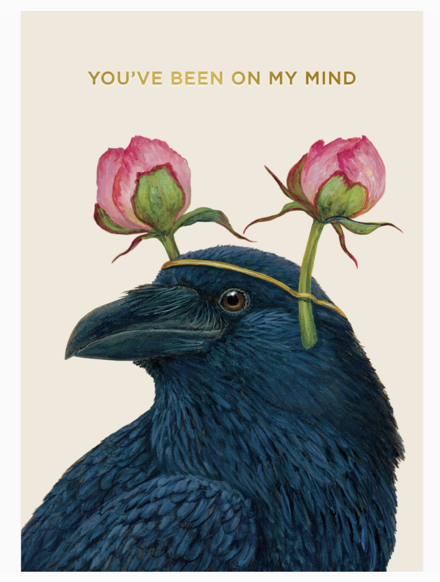 On My Mind Raven Card - Heart of the Home Inc