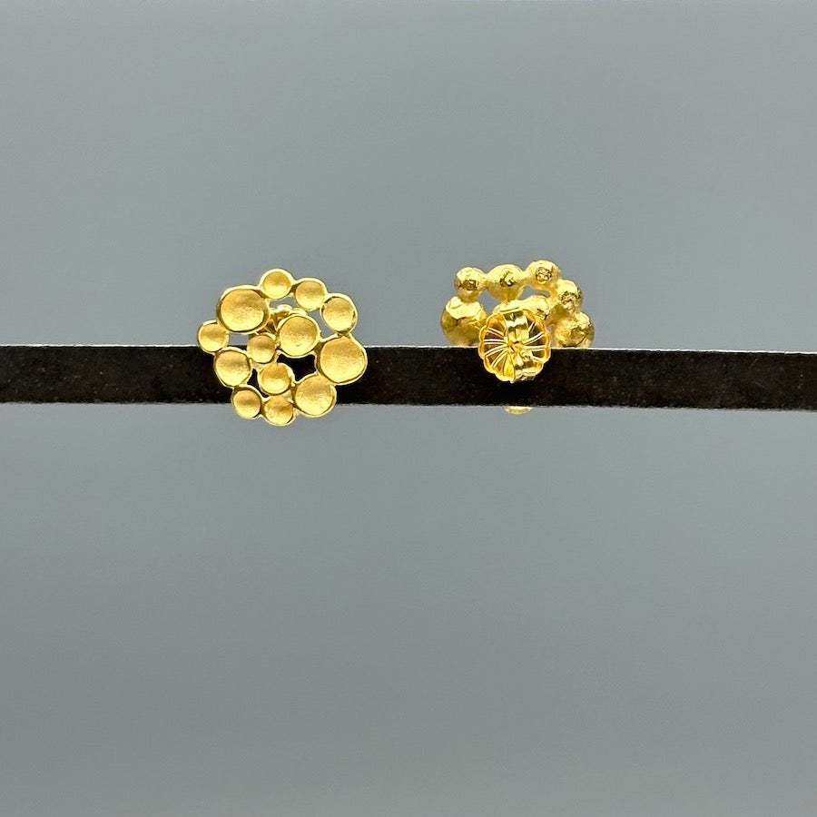 Champage Circle Posts in Vermeil - Heart of the Home LV