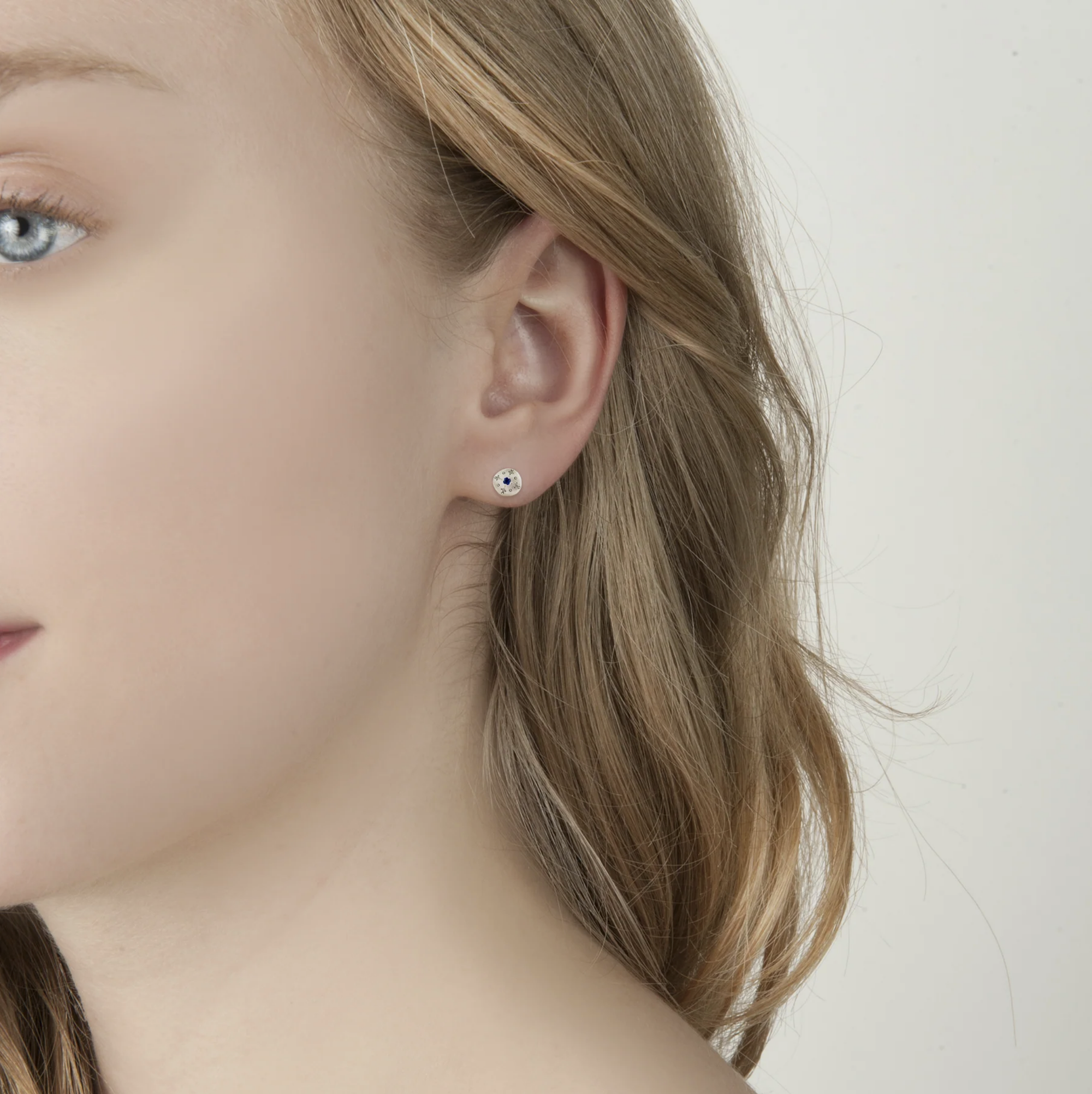 Silver Light Charm Stud Earrings - Heart of the Home LV