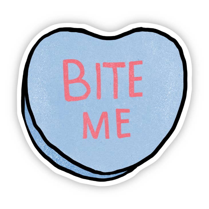 Bite Me Heart Vinyl Sticker - Heart of the Home LV