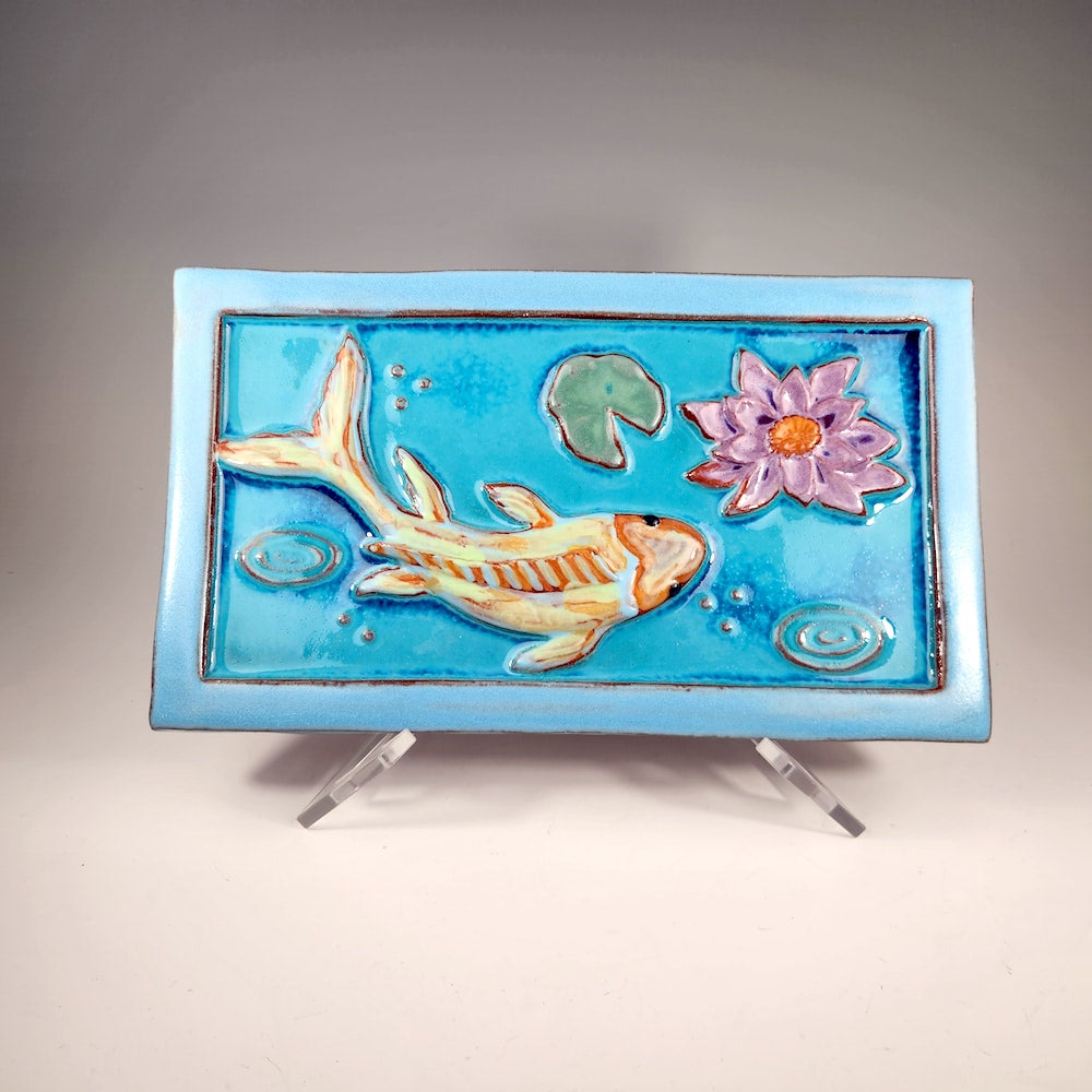 Koi with Water Lily - Heart of the Home LV