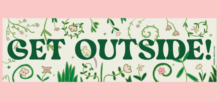Get Outside Bumper Magnet - Heart of the Home Inc