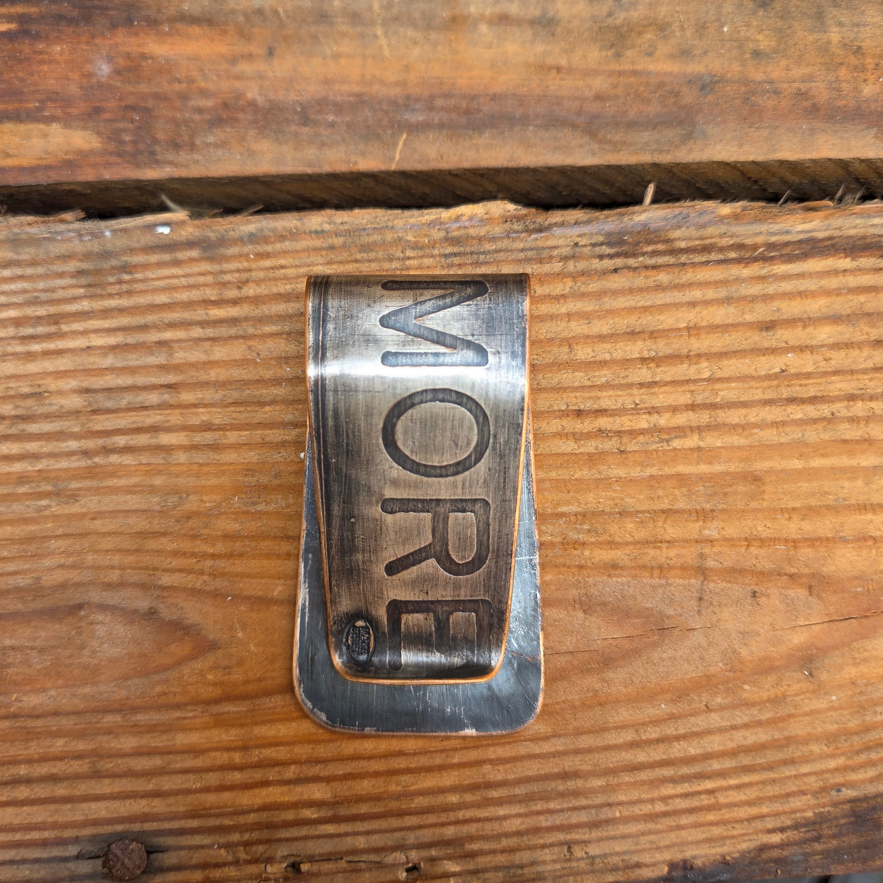 Antique Machine Plate Moneyclip - BALTIMORE